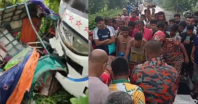 বরগুনায় বাস চাপায় ২ অটোরিকশা যাত্রী নিহত, আহত ৩